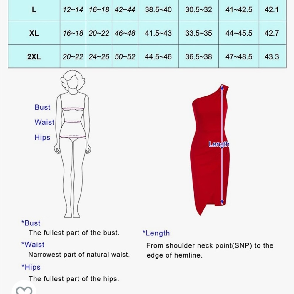 One Shoulder Bodycon Dress - Large - Picture 5 of 5